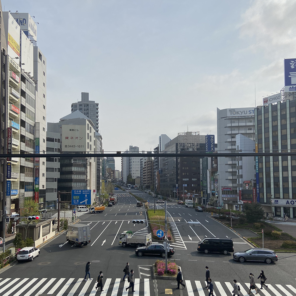지난 2020년 4월경 찍은 도쿄 고탄다(五反田) 주변 모습
