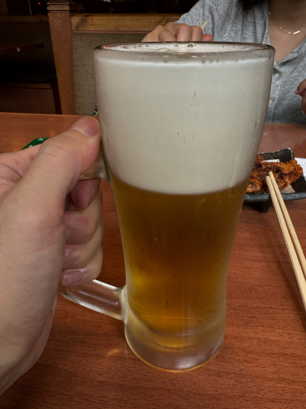오후로 오사마에서 먹는 시원한 맥주!