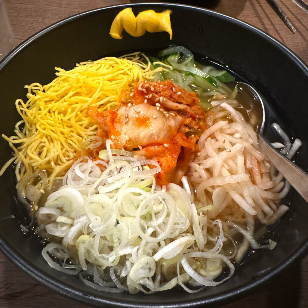 타카다노바바 규시게 모리오카 냉면