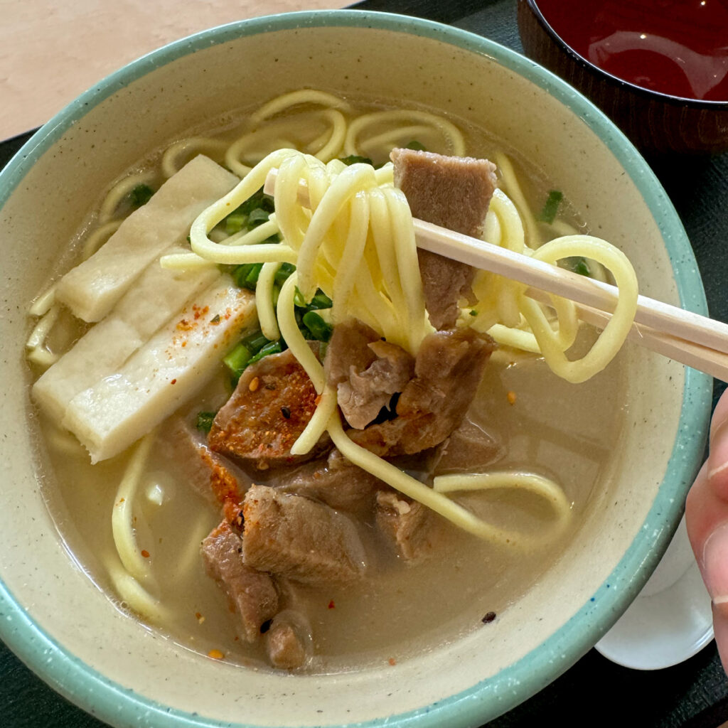 야에야마소바 면과 고기를 한번에