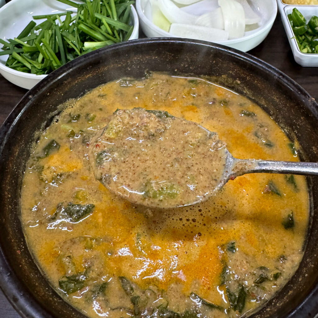 최가네 추어탕 걸죽한 국물