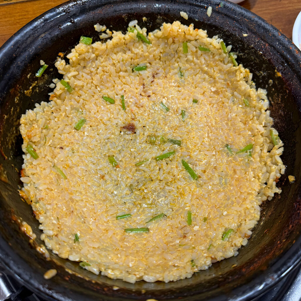 등촌샤브칼국수 버섯매운탕칼국수 볶음밥