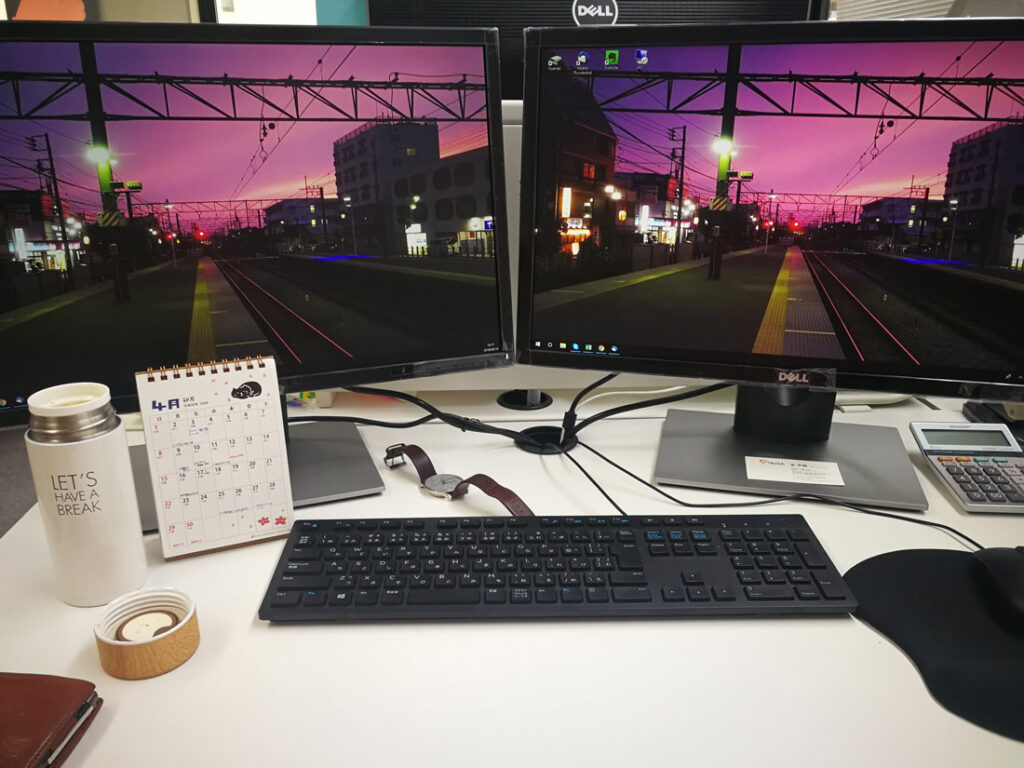 일본 회사 데스크