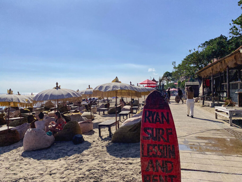 인도네시아 발리 바닷가