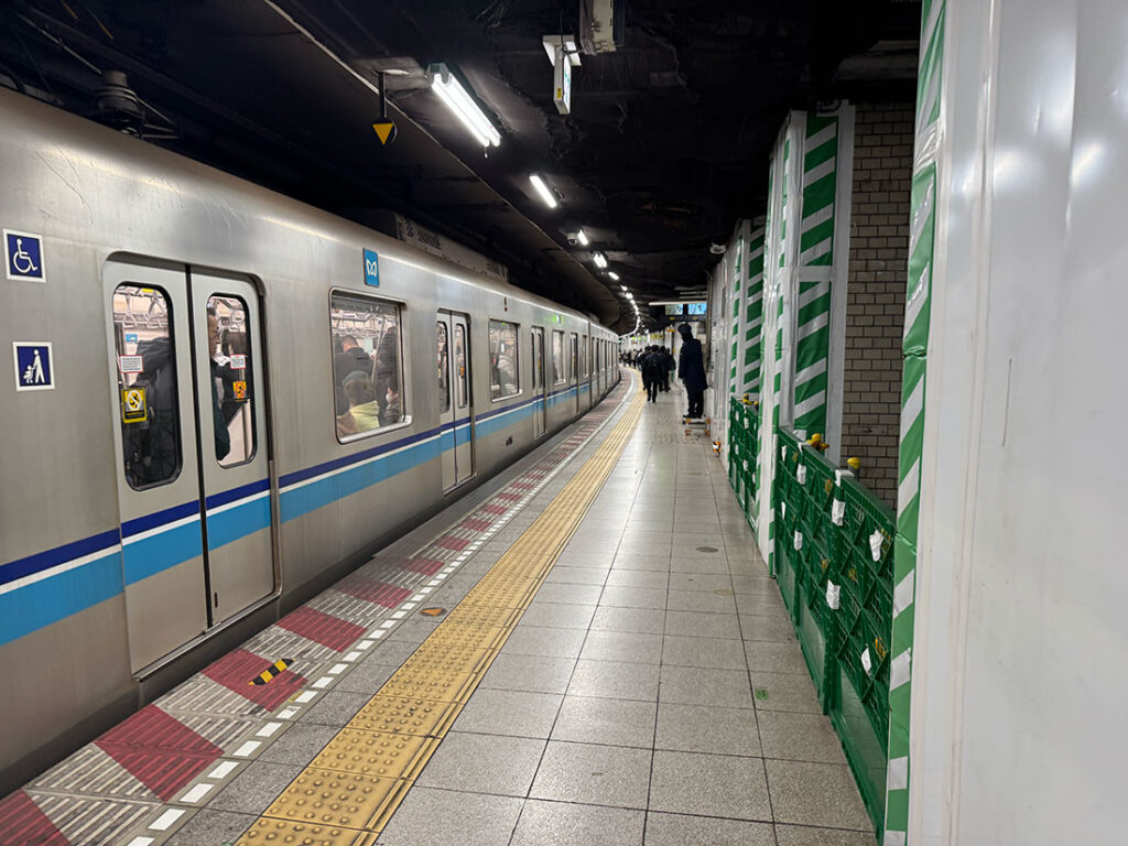 퇴사 전 몸을 실었던 일본 지하철