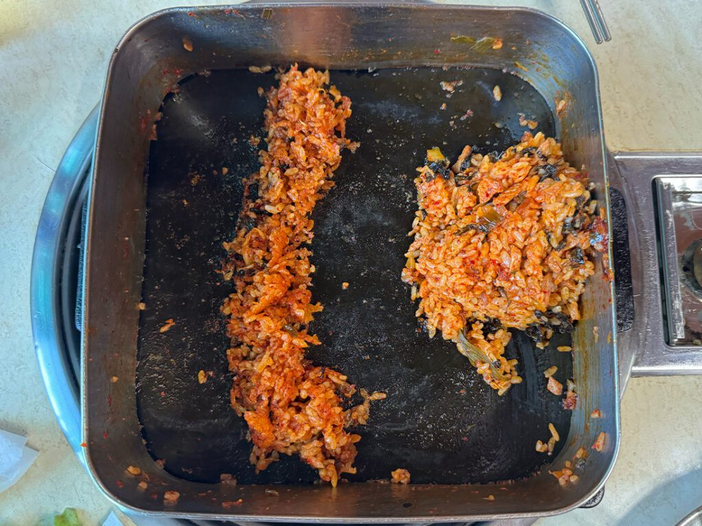 목노집 철판 볶음밥 1인분