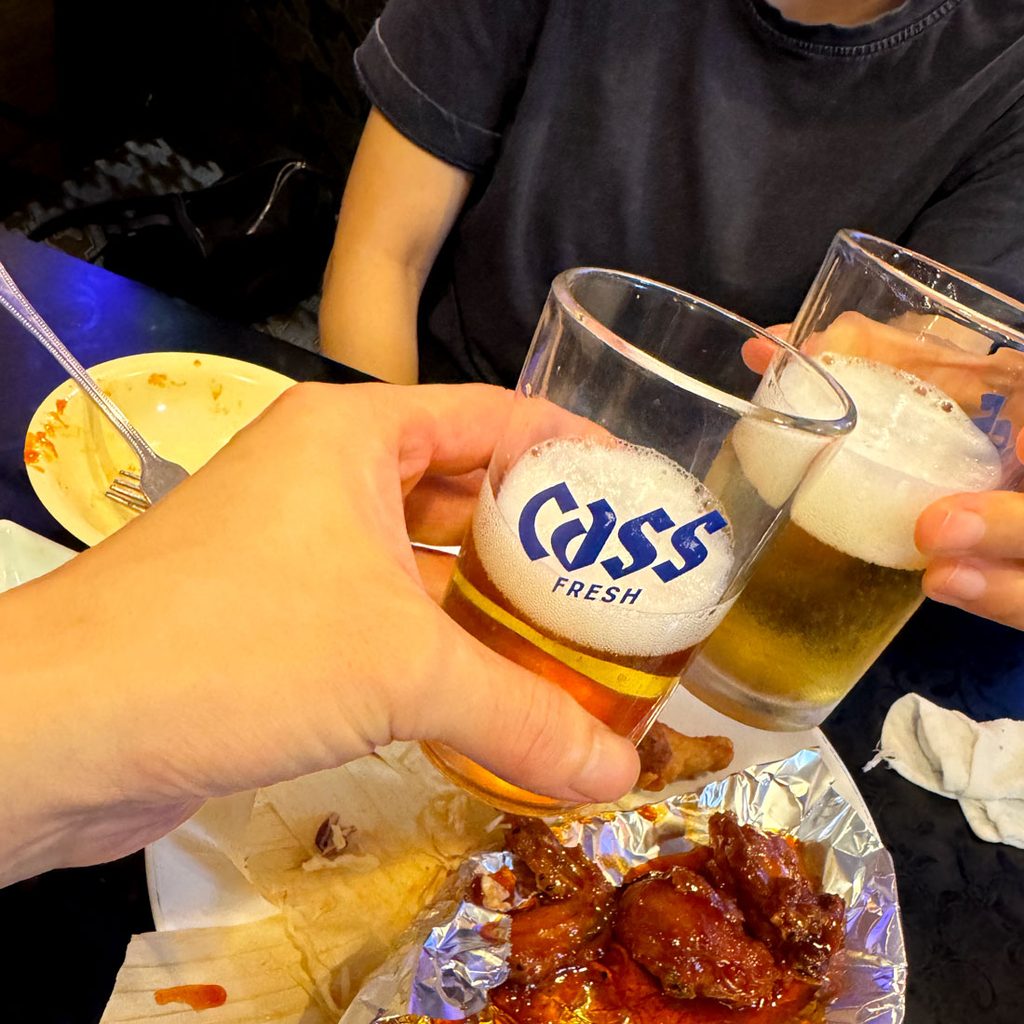 그리운 금강산 치킨 호프 맥주